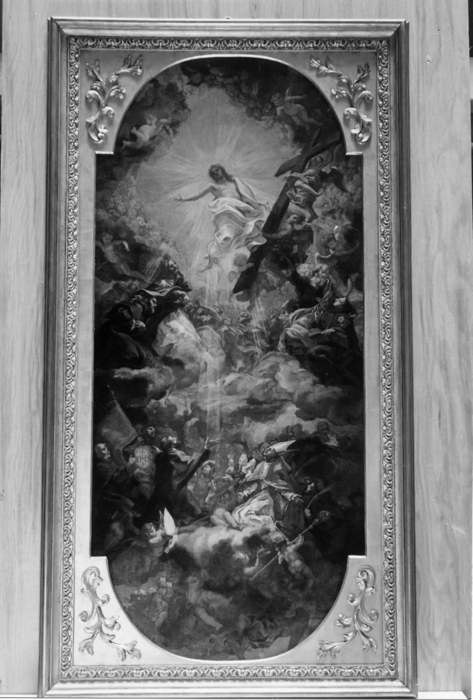 Cristo in gloria accoglie i santi francescani - Genova